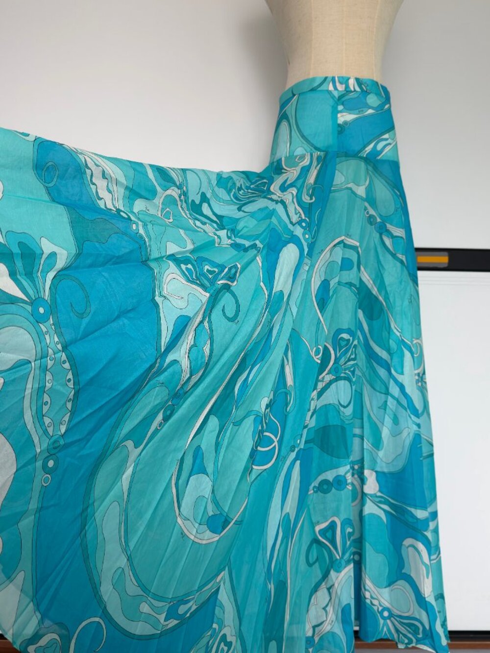Pucci Cotton Orchidee Maxi Skirt - Picture 9 of 11